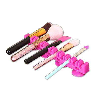 Silicone Brush Holder Makeup, Cosmetic Brush Holder Organizer