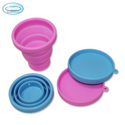 silicone collapsible travel drinking cup