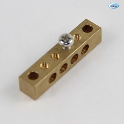 CNC machining Screw Brass Terminal Blocks Brass bar