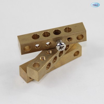 Customize Brass Electrical Neutral Links Brass Terminal Block