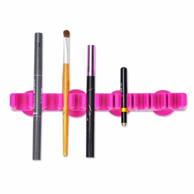 Silicone makeup brushes holder travel,multi-functional brush holder